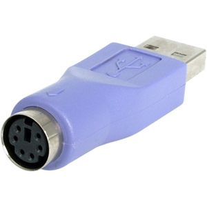 StarTech.com - Keyboard adapter - 6 pin PS/2 (F) - 4 pin USB Type A (M)