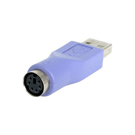 StarTech.com - Keyboard adapter - 6 pin PS/2 (F) - 4 pin USB Type A (M)