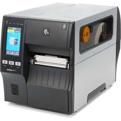 Zebra ZT411 Industrial Thermal Transfer Printer - Monochrome - Label Print - Fast Ethernet - USB - USB Host - Serial - Bluetooth 4.1 - RFID - UK, AUS, JP, EU