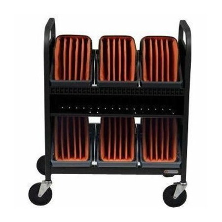 Bretford CUBE Transport Cart with Caddies - TVCT30CAD