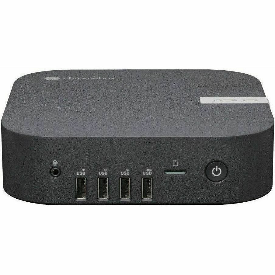 Asus Chromebox 5a CHROMEBOX5A-SC041UNENT Chromebox - Intel Celeron 7305 - 4 GB - 128 GB SSD - Mini PC - Eco Black