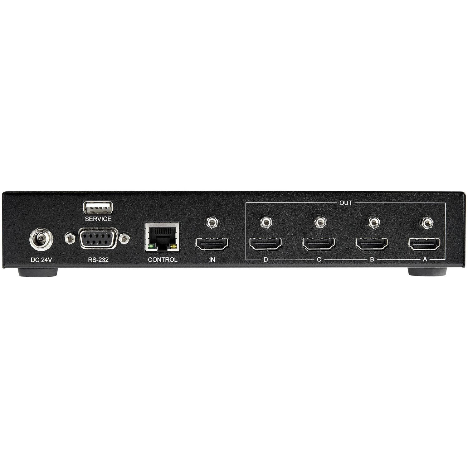 StarTech.com 2x2 HDMI Video Wall Controller, 4K 60Hz Input to 4x 1080p Output, 1 to 4 Port Multi-Screen Processor, RS-232/Ethernet Control