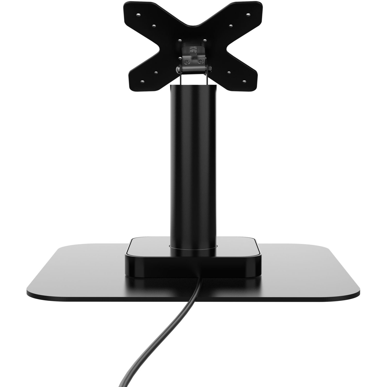 CTA Digital VESA Compatible Desk Mount with USB Ports and Cable Routing (Black)