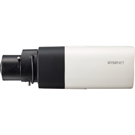 Wisenet XNB-6000 2 Megapixel Indoor/Outdoor Full HD Network Camera - Monochrome, Color - Box - Black, Ivory