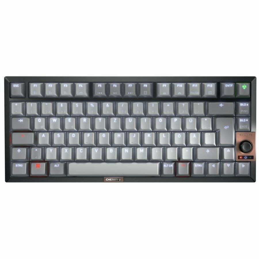 Cherry KW 300 MX Toetsenbord Thuis Usb + Bluetooth Qwertz Duits Zwart, Koper, Grijs ** New Retail **