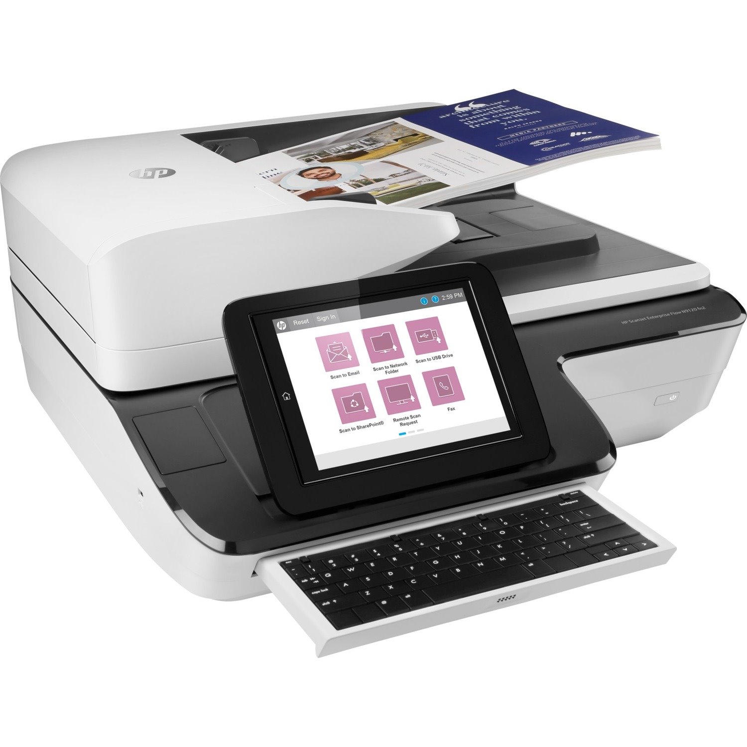 HP Scanjet N9120 Sheetfed Scanner - 600 dpi Optical