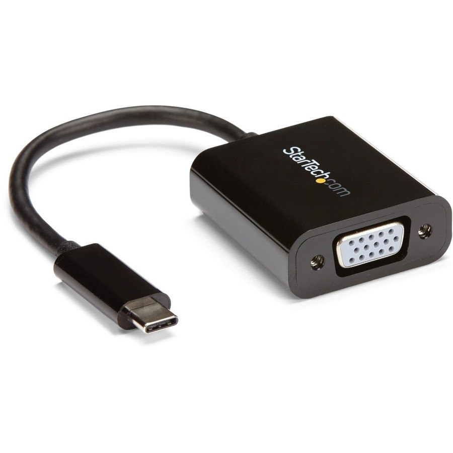 StarTech.com USB-C to VGA Adapter - Thunderbolt 3 Compatible - USB C Adapter - USB Type C to VGA Dongle Converter