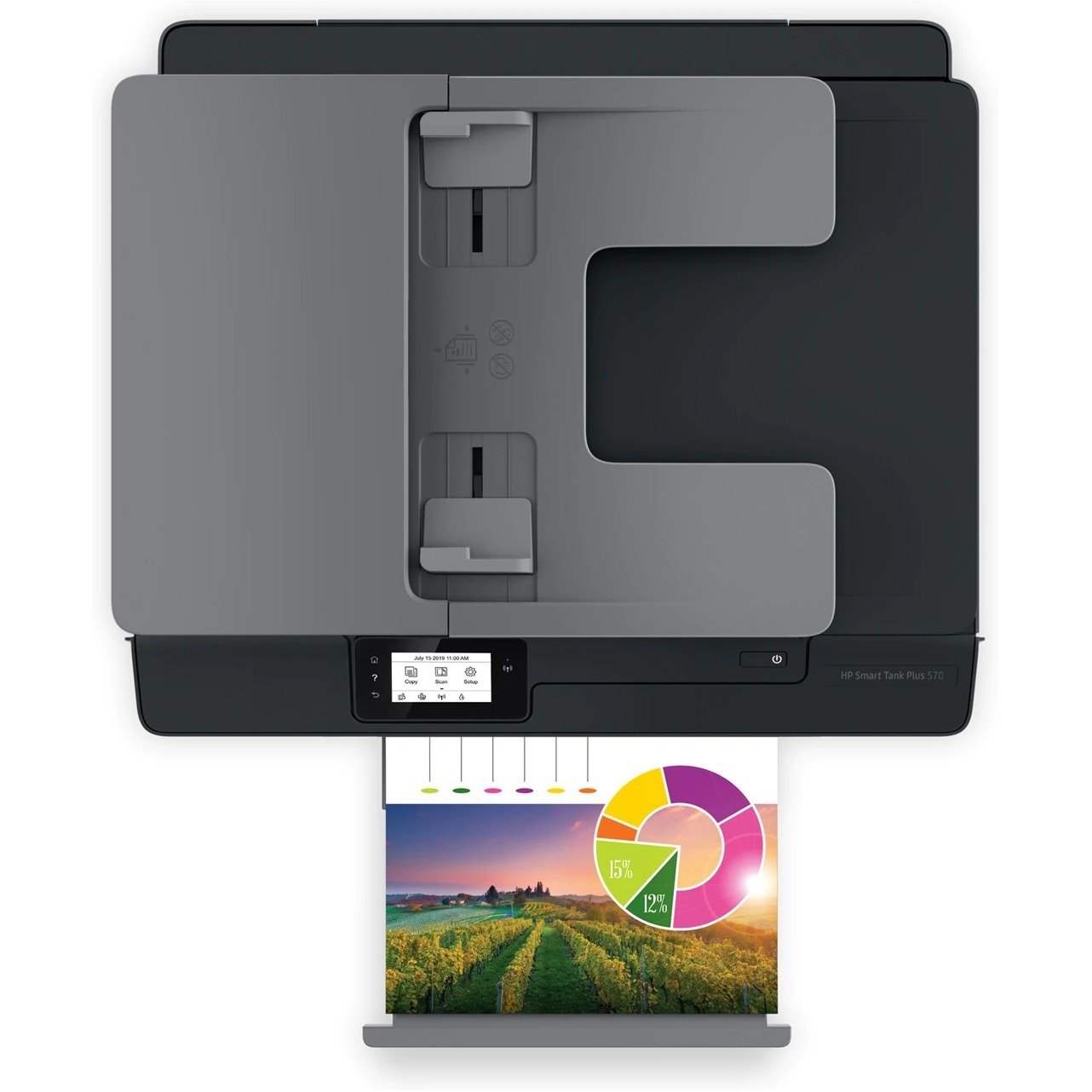 HP 570 Wireless Smart Tank Plus Inkjet Multifunction Printer - Colour