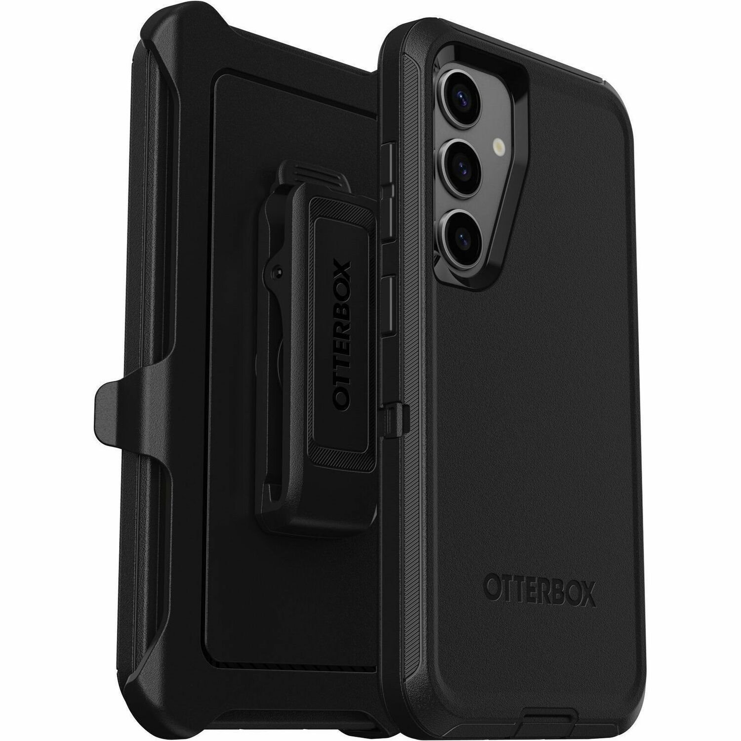 OtterBox Defender Carrying Case (Holster) Samsung Galaxy S24 Smartphone - Black