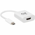Eaton Tripp Lite Series USB-C to HDMI Adapter (M/F) - 4K 60 Hz, HDR, 4:4:4, DP 1.2, HDCP 2.2, White