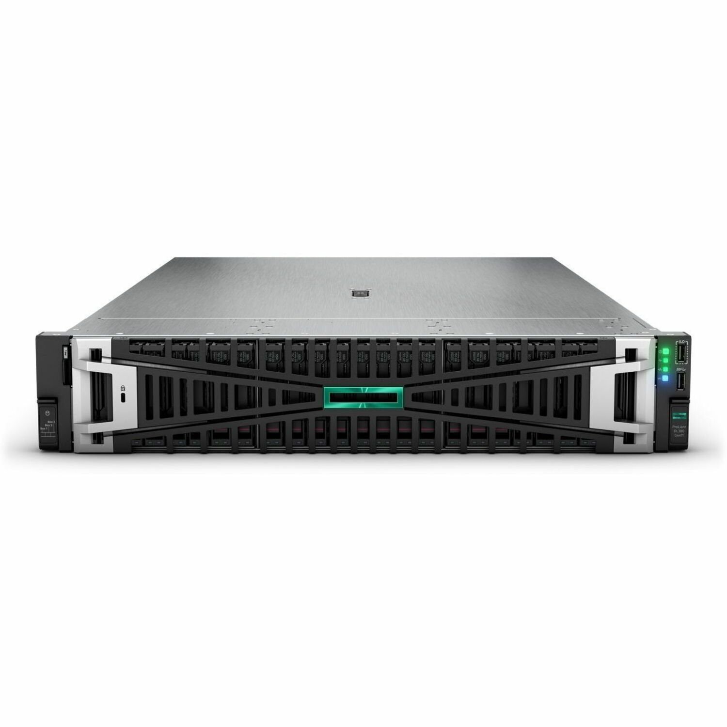HPE ProLiant DL380 G11 2U Rack Server - 1 x Intel Xeon Silver 4510 2.40 GHz - 64 GB RAM - 7.68 TB SSD - (1 x 7.68TB) SSD Configuration - Serial ATA Controller