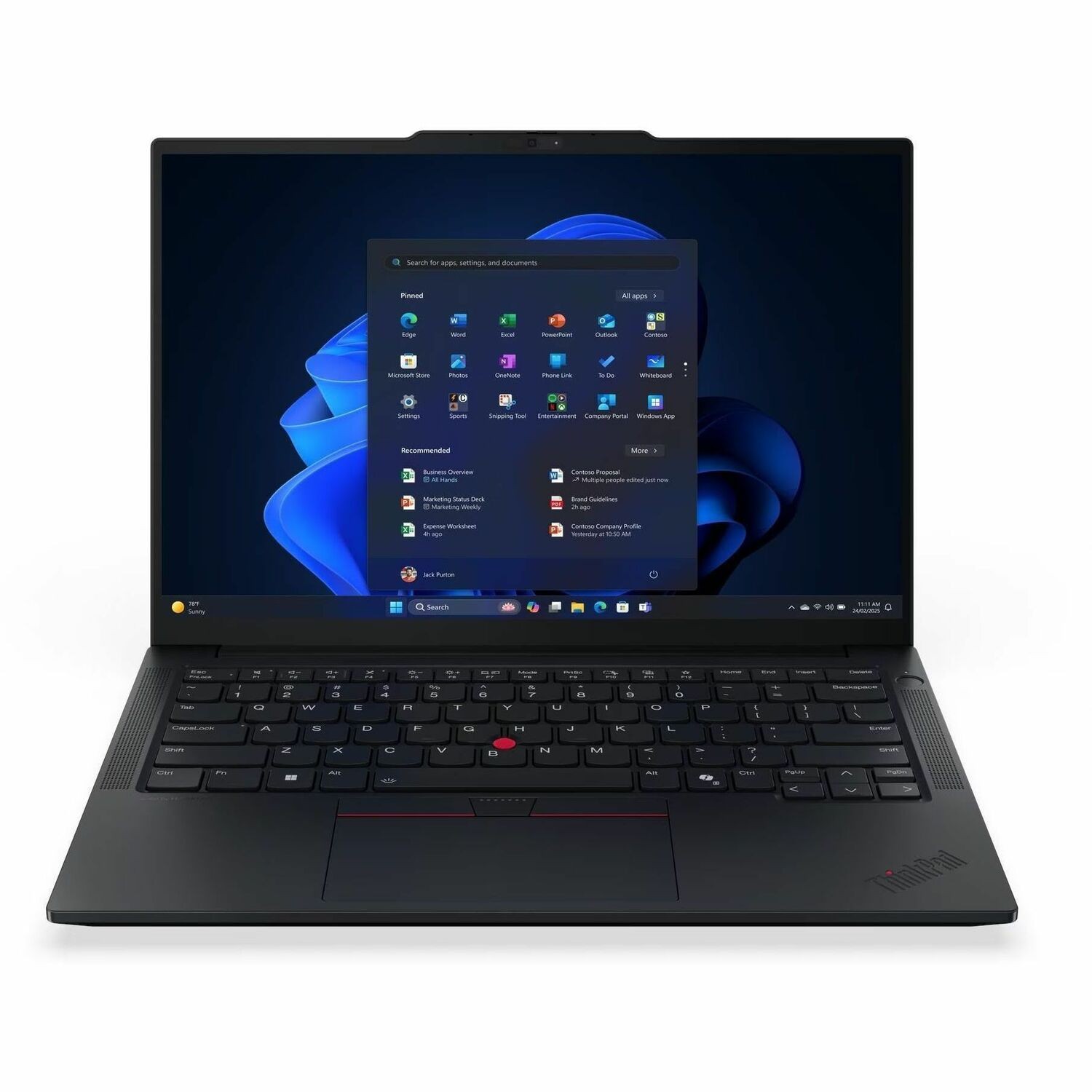Lenovo ThinkPad E14 Gen 7 21T9003QCA 14" Notebook - WUXGA - 60 Hz - Intel Core Ultra 7 240H - 16 GB - 512 GB SSD - Canadian French Keyboard - Black