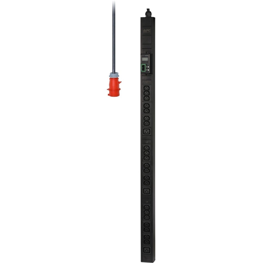 APC Easy Rack Metered PDU, 0U Vertical, 230V/16A 3P+N+PE Input, 3 Phase, 11kW, 3x IEC C19 & 21x IEC C13 Outlets