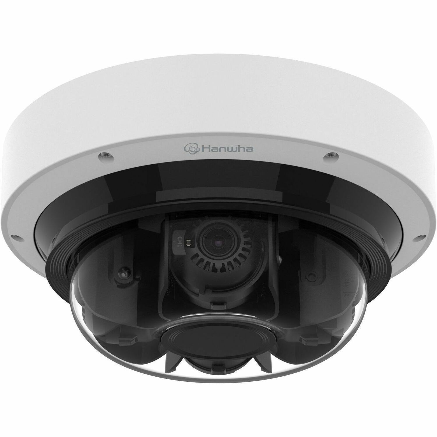 Hanwha PNM-C32083RVQ 32 Megapixel Outdoor 4K Network Camera - Color - Dome - White