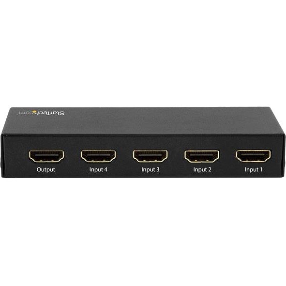 StarTech.com 4 Port HDMI Switch - 4K 60Hz - Supports HDCP - IR - HDMI Selector - HDMI Multiport Video Switcher - HDMI Switcher