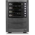 RAIDage JAGE5BT4HDBPL Drive Enclosure 12Gb/s SAS, SATA/600 - Mini-SAS HD Host Interface Tower - Black