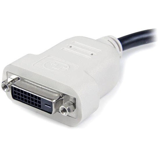 StarTech.com DisplayPort to DVI Adapter, DisplayPort to DVI-D Adapter/Video Converter 1080p, DP 1.2 to DVI Monitor, Latching DP Connector