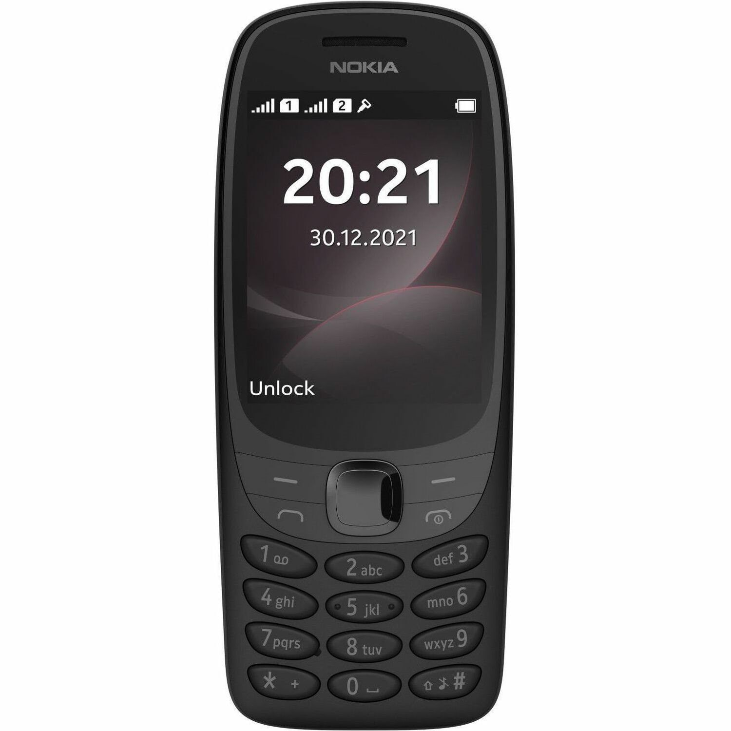 Nokia 6310 8 MB Feature Phone - 7.1 cm (2.8") TFT LCD QVGA 240 x 320 - 16 MB RAM - 2G - Black