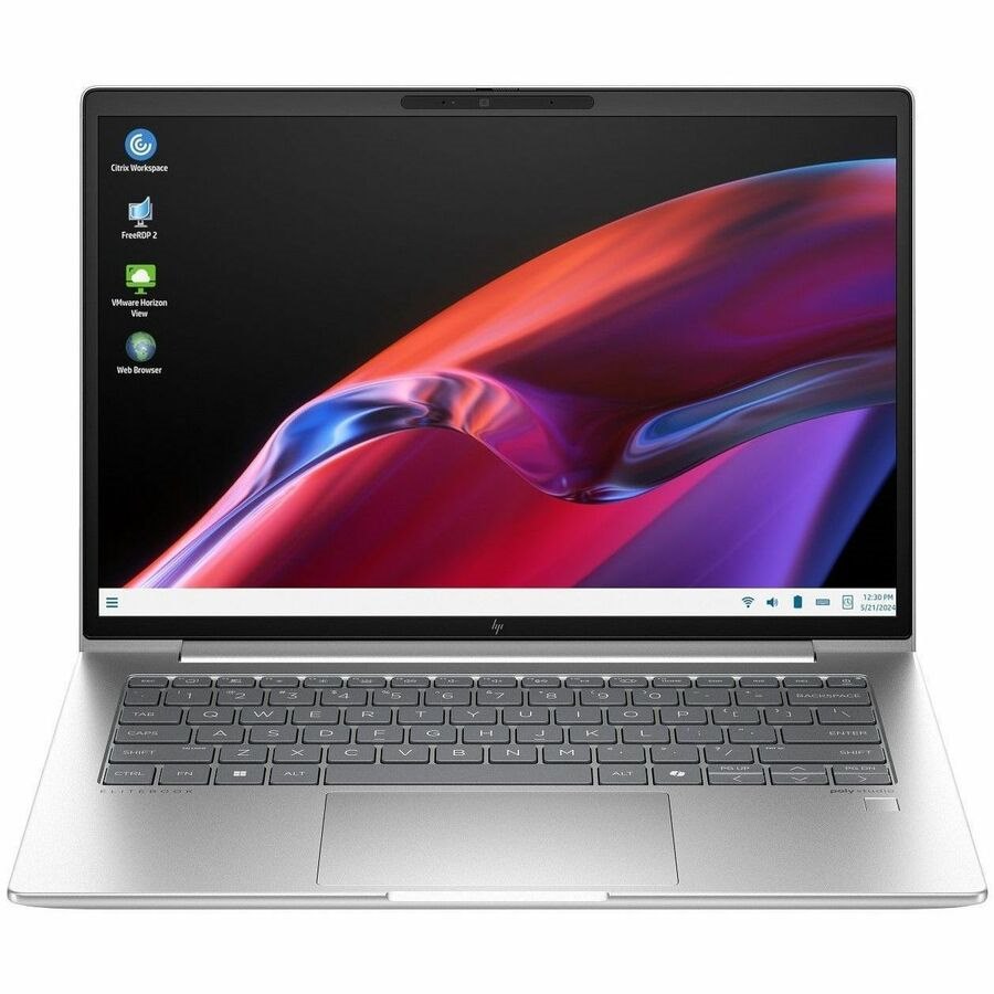 HP Elite mt645 G8 14" Thin Client Notebook - WUXGA - AMD Ryzen 5 7535U - 16 GB - 256 GB SSD - Pike Silver