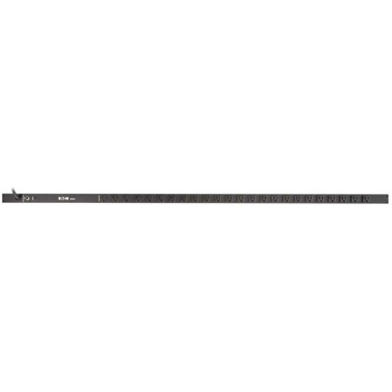 Eaton Basic rack PDU, 0U, 5-20P input, 1.92 kW max, 110-125V, 16A, 10 ft cord, Single-phase, Outlets: (24) 5-20R