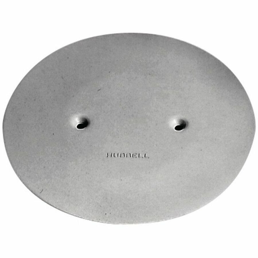 Hubbell Premise Wiring Abandonment Plate, 3" , Gray