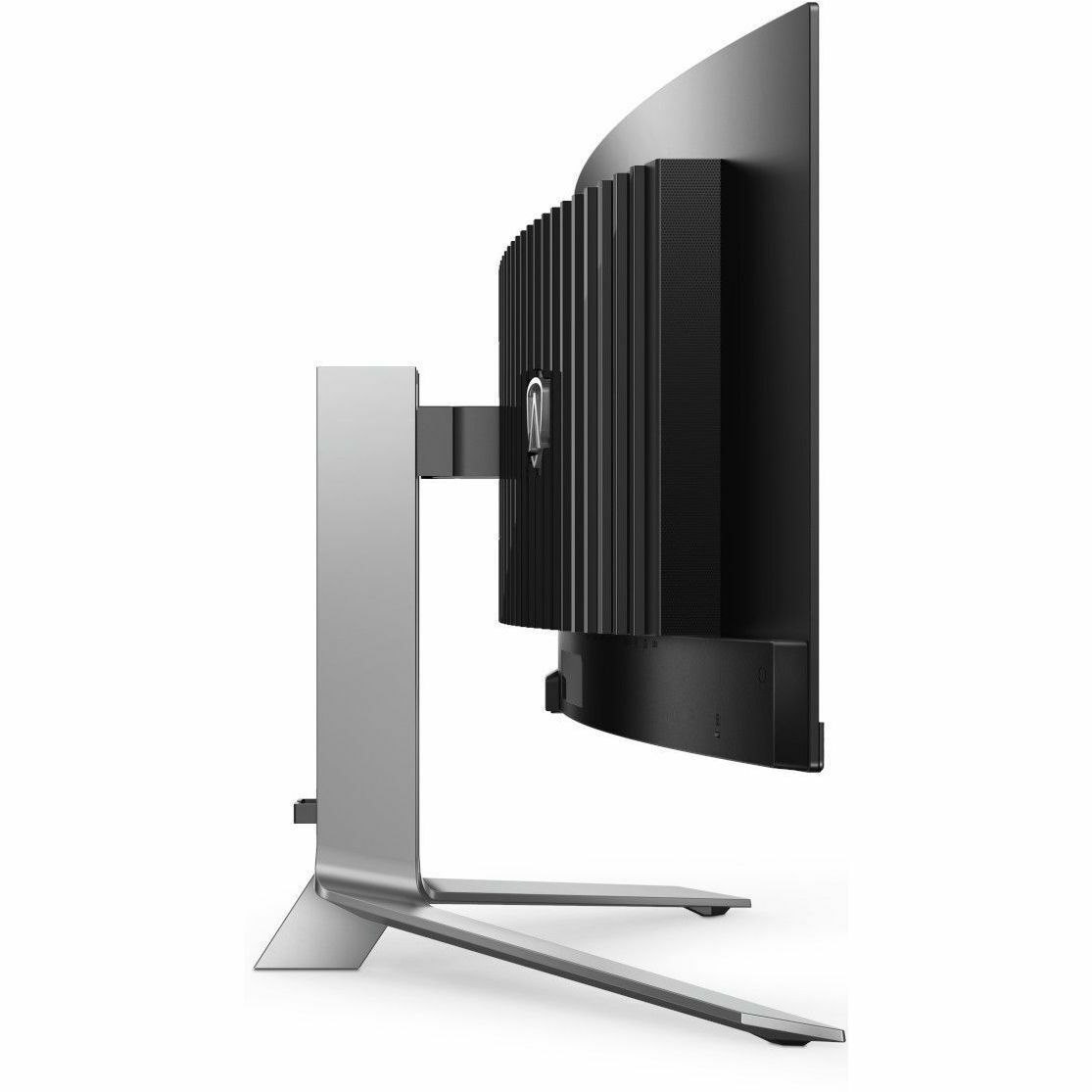 AOC AGON PRO PD49 49" Class Dual Quad HD (DQHD) Curved Screen Gaming OLED Monitor - 32:9 - Textured Silver, Textured Black