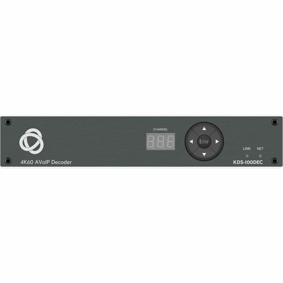 Kramer Open-Standard Low Latency AVoIP 4K@60Hz Streaming Decoder with Audio