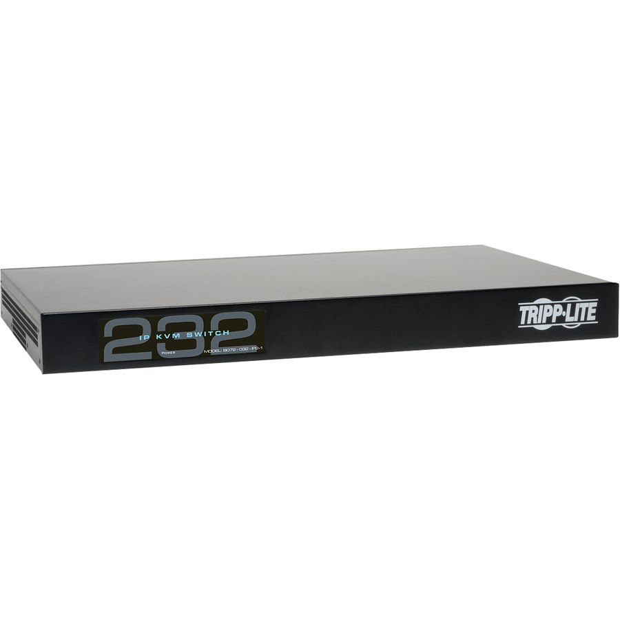 Eaton Tripp Lite Series NetCommander 32-Port Cat5 KVM over IP Switch - 2 Remote + 1 Local User, 1U Rack-Mount, TAA