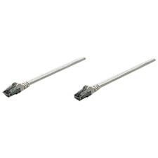 Intellinet Patch Cable Cat6 Grey 0.5FT Snagless Boot