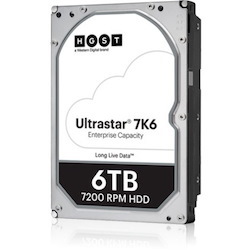 Western Digital Ultrastar 7K6 HUS726T6TAL5204 6 TB Hard Drive - 3.5" Internal - SAS (12Gb/s SAS)