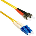 ENET 3M ST/LC Duplex Single-mode 9/125 OS1 or Better Yellow Fiber Patch Cable 3 meter ST-LC Individually Tested