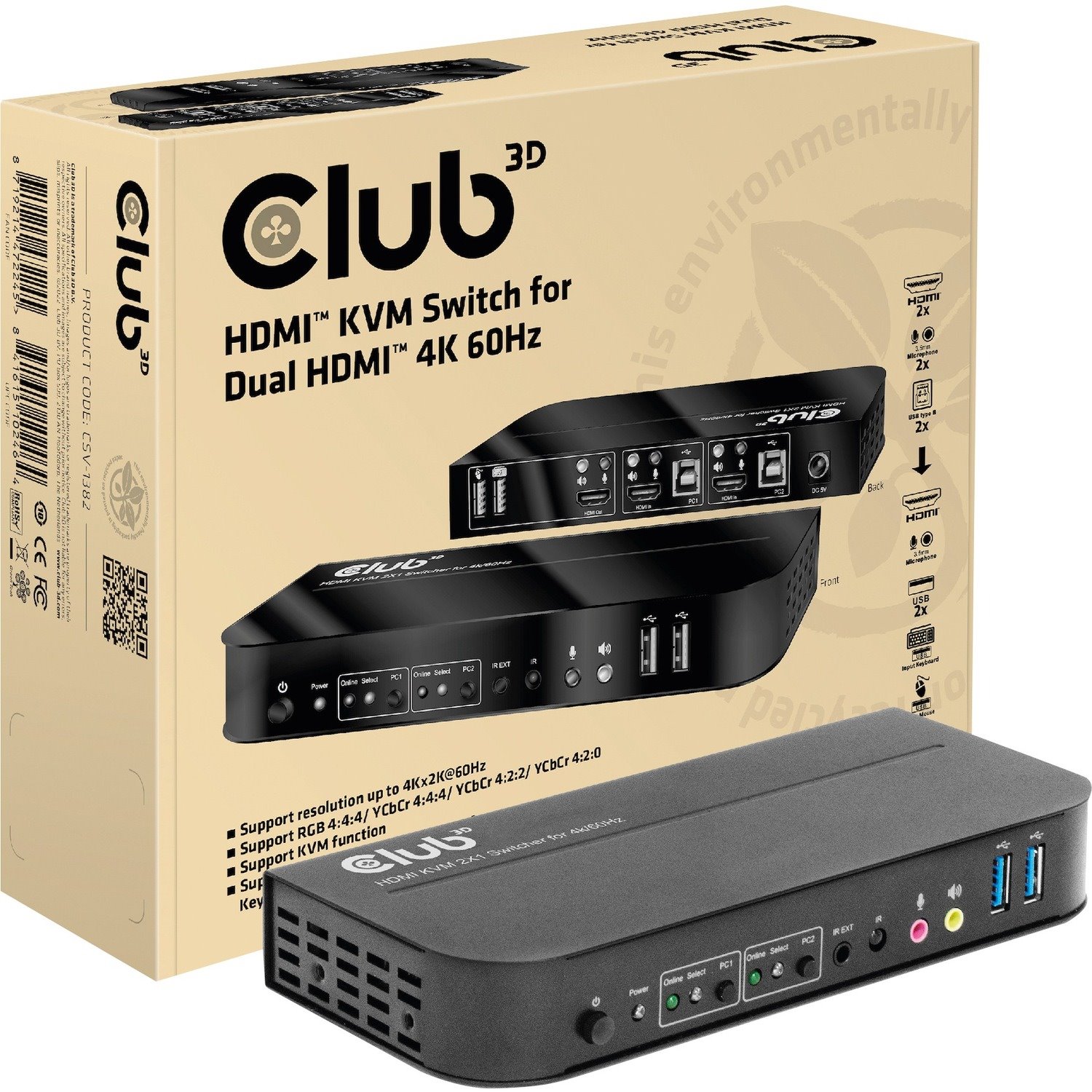 Club 3D KVM Switchbox