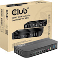 Club 3D HDMI KVM Switch for Dual HDMI 4K 60Hz
