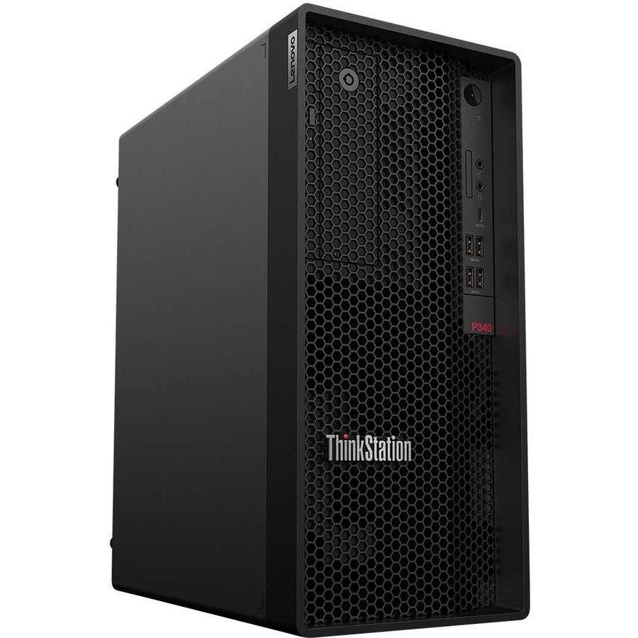 Lenovo ThinkStation P340 30DH00NVUS Workstation - 1 Core i7 10th Gen i7-10700K - vPro Technology - 16 GB - 512 GB SSD - Tower