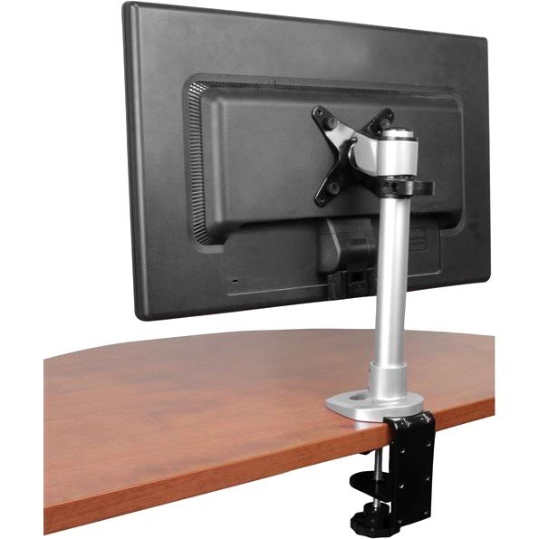 StarTech.com Single Monitor Desk Mount, Height Adjustable Monitor Mount, Up to 30" (30.9lb/14kg) VESA Mount Monitors, Desk/Grommet Mount