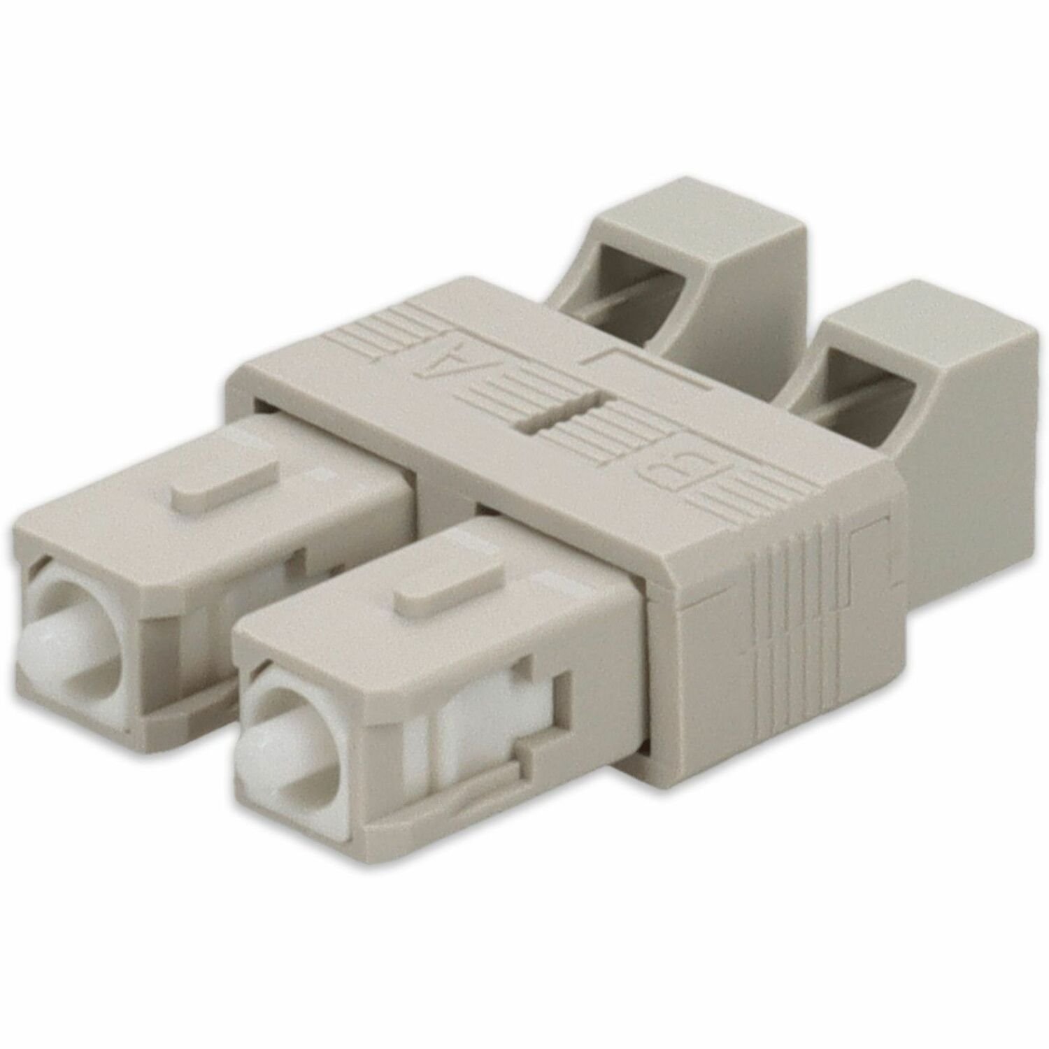 AddOn SC Male to LC Female MMF OM1 Duplex Fiber Optic Adapter