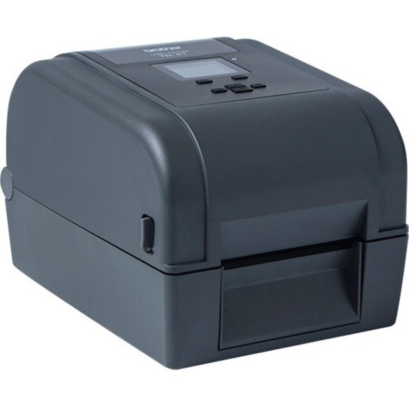 Brother TD-4650TNWBR Desktop Direct Thermal/Thermal Transfer Printer - Monochrome - Label Print - USB - Serial - Bluetooth - Wireless LAN