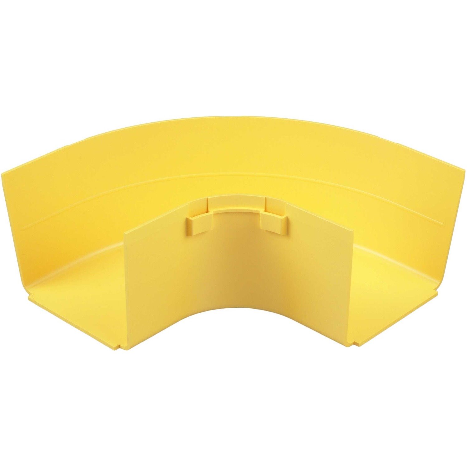 Panduit FiberRunner&reg; Horizontal Right-Angle, 90&deg;, 4x4, Yellow