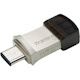 Transcend 128GB JetFlash 890 USB 3.1 (Gen 1) Type A USB Type C On-The-Go Flash Drive