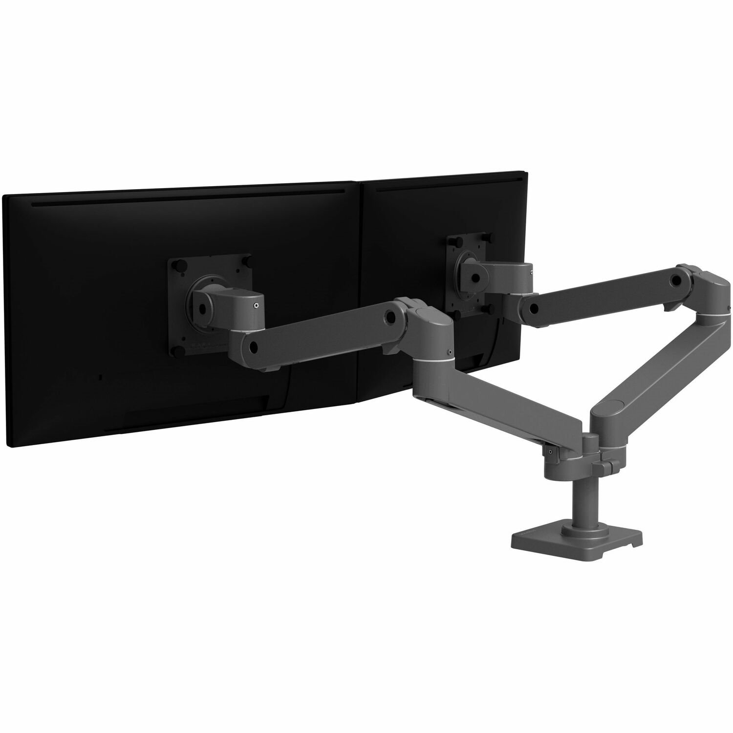 Ergotron Desk Mount for Monitor, LCD Display - Dark Grey