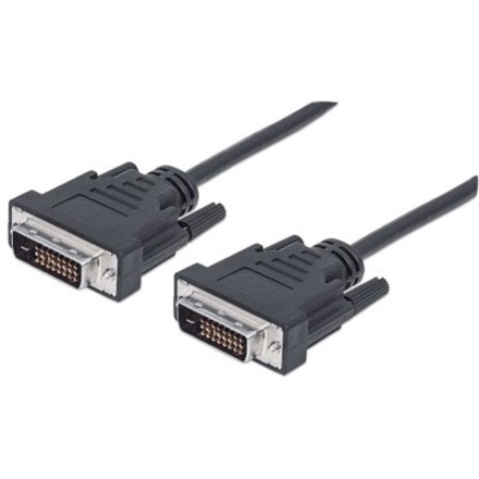 Kabel Adapter MANHATTAN DVI-D St.> DVI-D St. Dual Link 1,80m