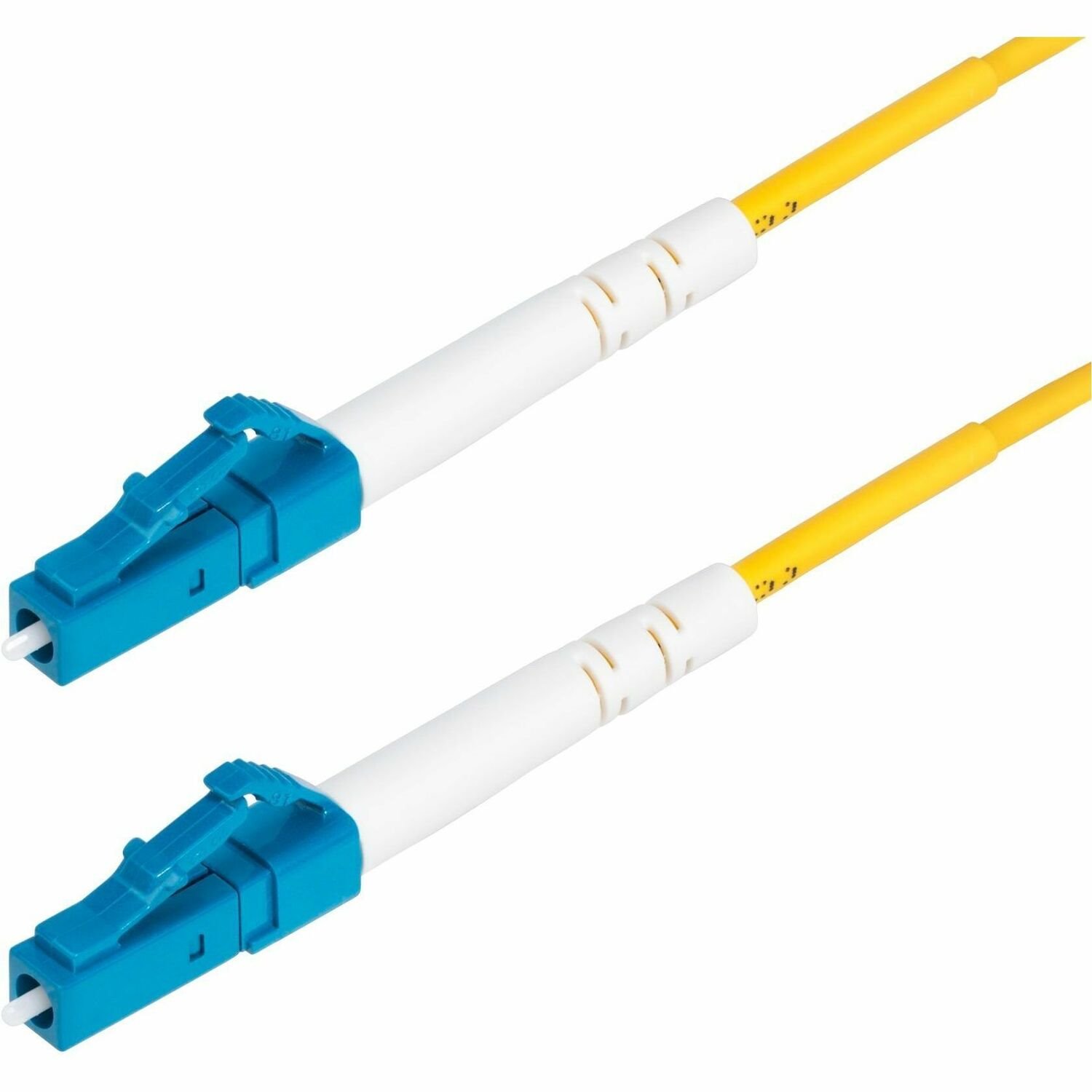 StarTech.com 5m (16.4ft) LC to LC (UPC) OS2 Single Mode Simplex Fiber Optic Cable, 9/125, 40G/100G, Low Insertion Loss, LSZH Jumper Cord