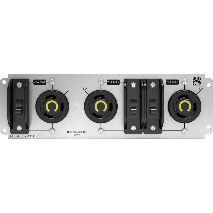 APC Backplate Kit with 3x NEMA L5-20R Outlets for Smart-UPS Modular Ultra