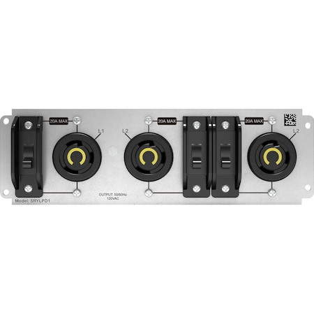 APC Backplate Kit with 3x NEMA L5-20R Outlets for Smart-UPS Modular Ultra