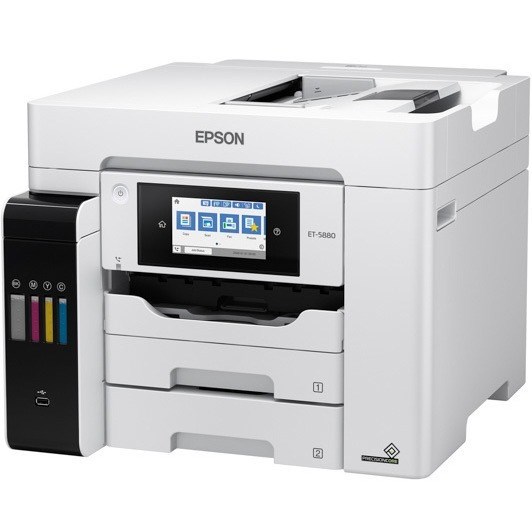 Epson ET-5880 Wireless EcoTank Inkjet Multifunction Printer - Color