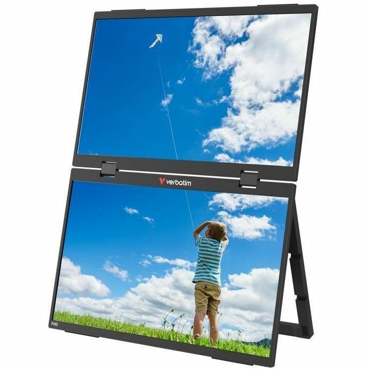 Verbatim Portable 15.6In Dual Monitor Essentials