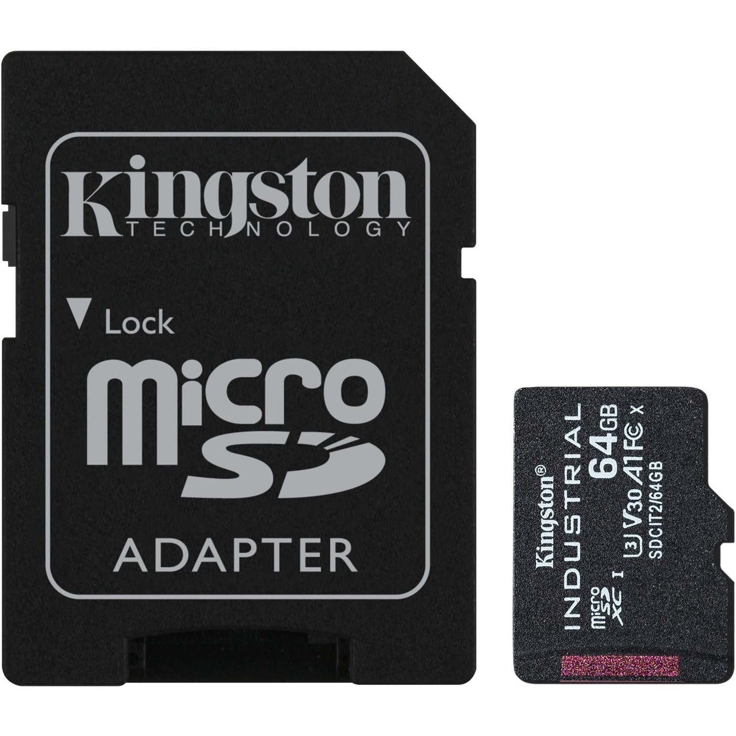 64GB microSDXC Industrial C10 A1 pSLC +