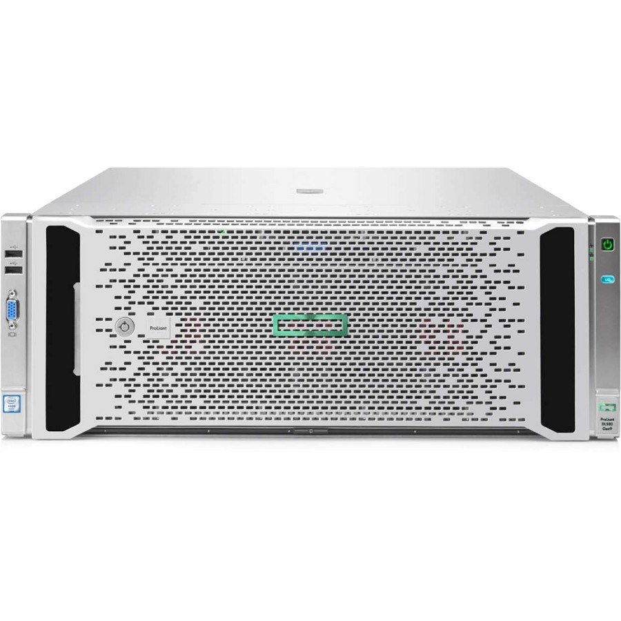 HPE ProLiant DL580 G9 4U Rack Server - 4 Xeon E7-4850 v3 2.20 GHz - 128 GB RAM - 12Gb/s SAS Controller - Refurbished