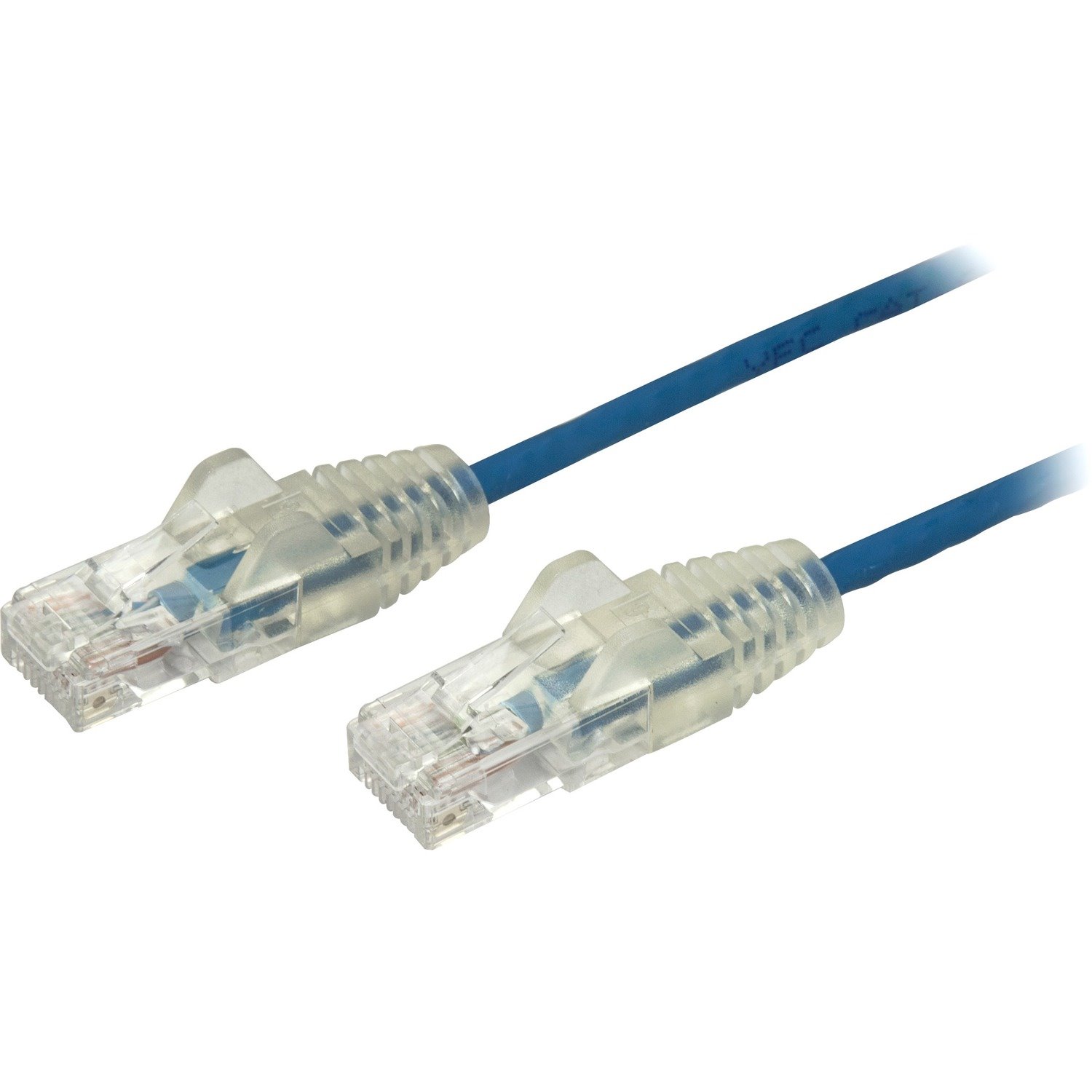 StarTech.com 6 in CAT6 Cable - Slim CAT6 Patch Cord - Blue Snagless RJ45 Connectors - Gigabit Ethernet Cable - 28 AWG - LSZH (N6PAT6INBLS)