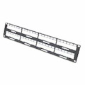 Data Distribution 2U Panel, Holds 8 each Data Distribution Cables for a Total of 48 Ports